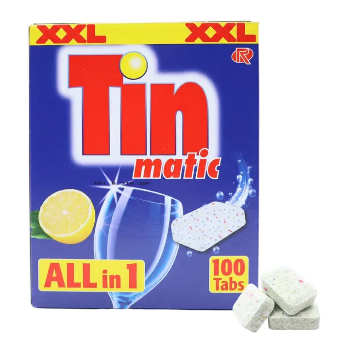 Tin matic All-in-One Geschirrreiniger-Tabs, Spülmaschinentabs für gewerbliche Geschirrspüler