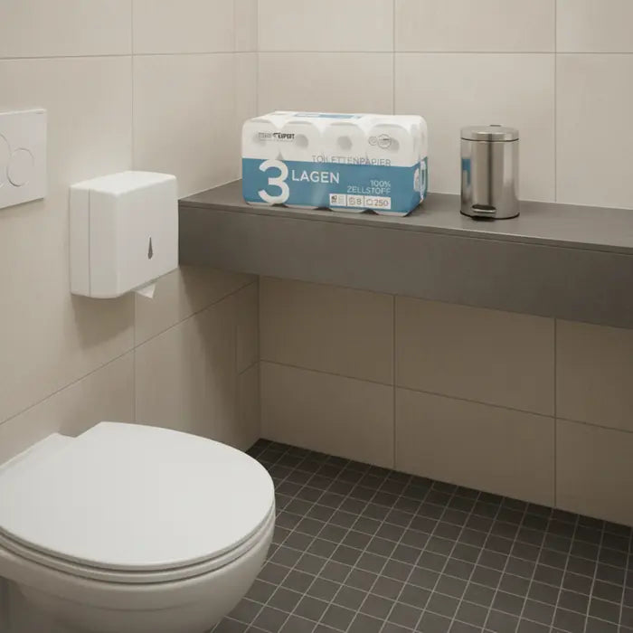 Tissue Expert Toilettenpapier 3-lagig, 72 Rollen à 250 Blatt