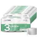 Tissue Expert Toilettenpapier Recycling 3-lagig, 72 Rollen à 250 Blatt