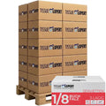 Palette Tissue Expert Servietten 3-lagig 1/8-Buchfalz, 57.600 Stück, 33 x 33 cm, weiß