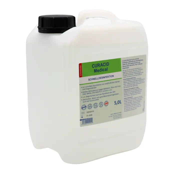 Curacid Medical Desinfektionsmittel 5 Liter, 5 Liter Kanister alkoholfreie Flüssigdesinfektion