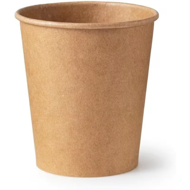 Pappbecher 200ml (8oz) für Heißgetränke, 1000 Stück - Einweg Coffee to Go Becher